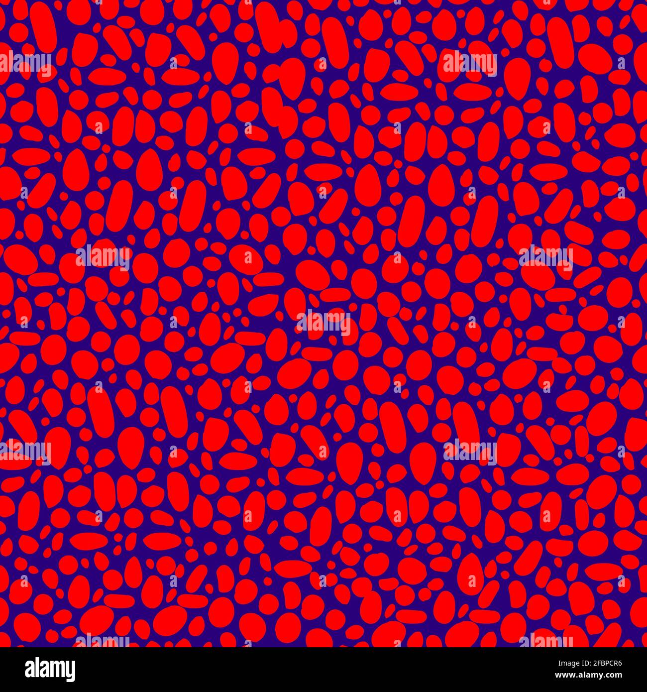 Abstrakt einfaches nahtloses Vektor-Muster viele kleine Punkte Flecken auf einem kontrastierenden Hintergrund. Leopardenhintergrund Stockfoto