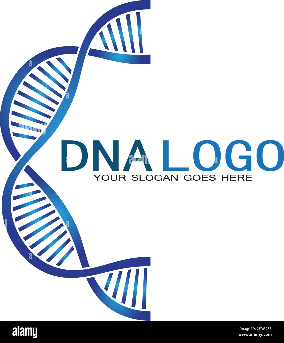 DNA-Vektor-Logo-Design-Vorlage.Moderne medizinische Logotyp.Labor Wissenschaft Symbol.bunt zeichenvektor für die pharmakologie Stock Vektor