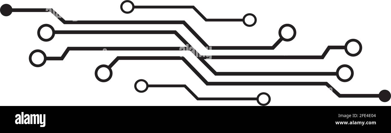 Stromkreis Logo Template Vector Illustration Icon Design Stock Vektor