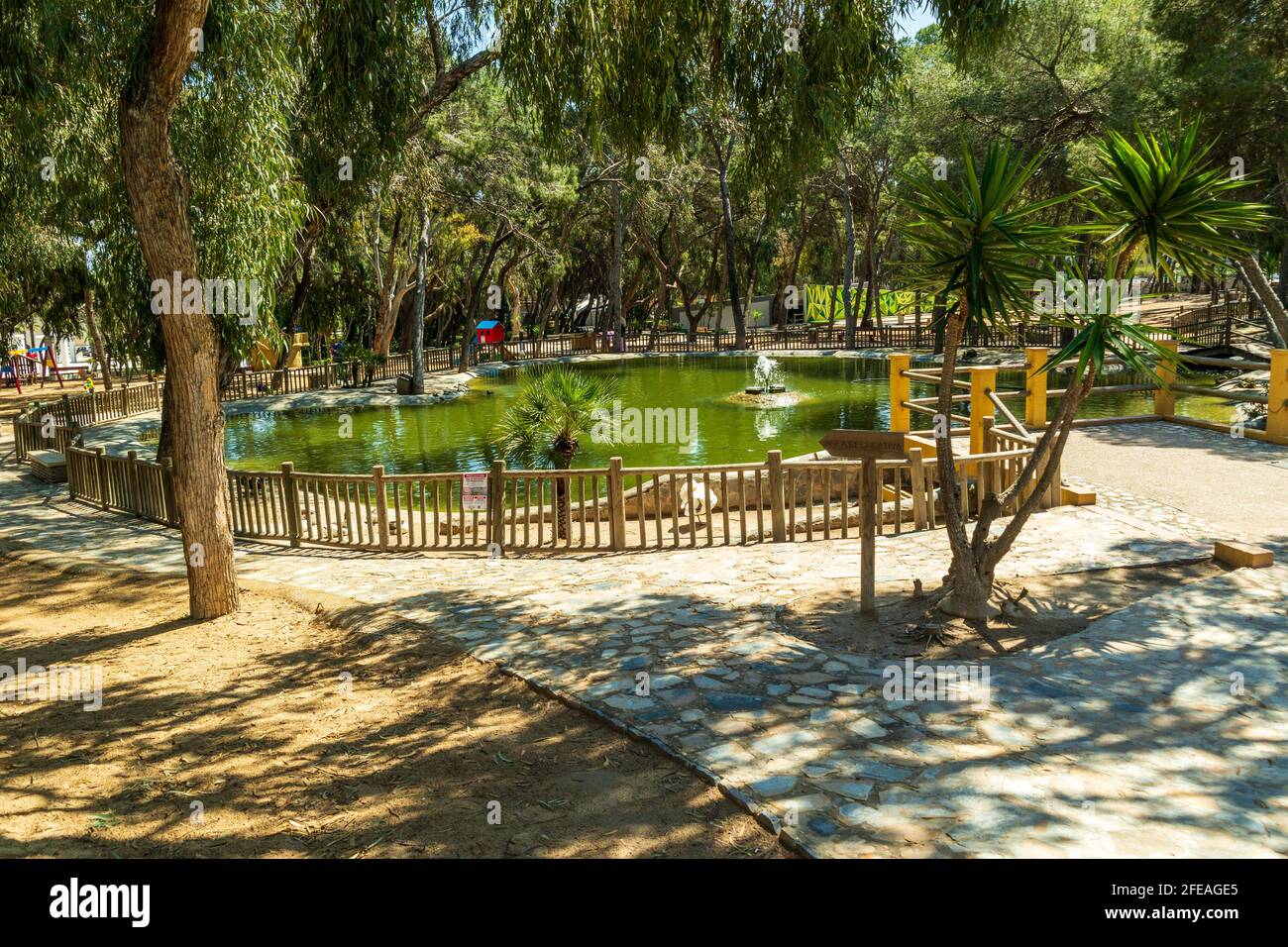 Queen Sofia Park in Guardamar, spanien, europa Stockfoto