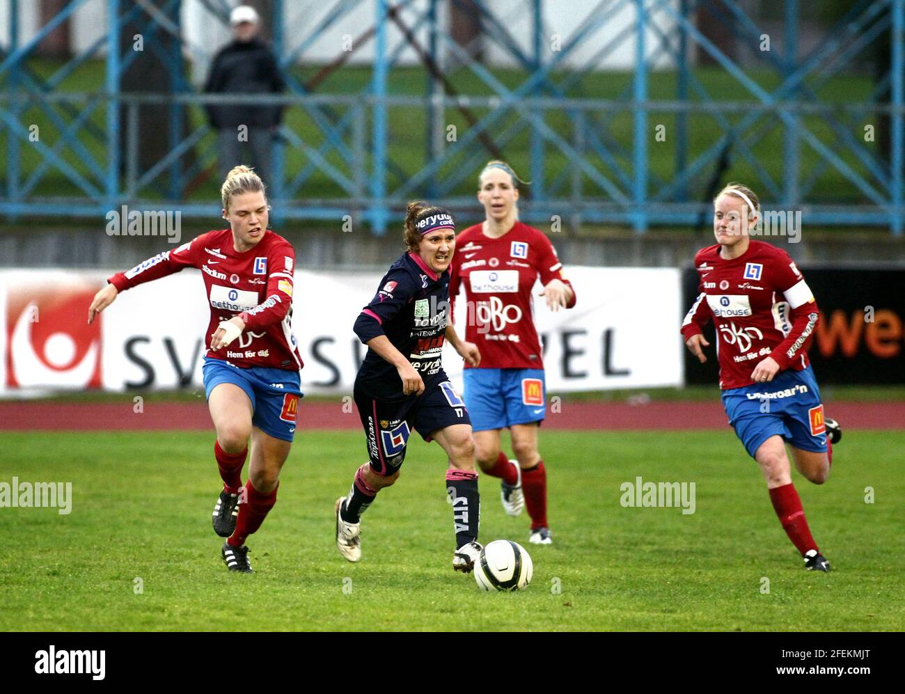 Nr. 17 Lisa De Vanna, Linköpings Football Club. Stockfoto