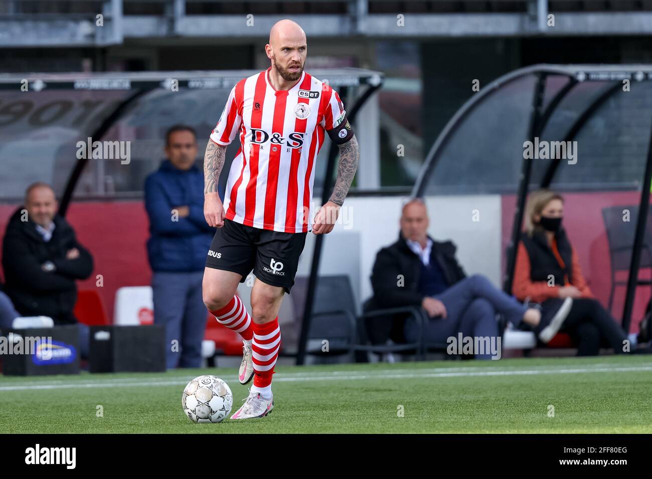 ROTTERDAM, NIEDERLANDE - 24. APRIL: Bryan Smeets von Sparta Rotterdam während des niederländischen Eredivisie-Spiels zwischen Sparta Rotterdam und VVV Venlo in Sparta Stockfoto