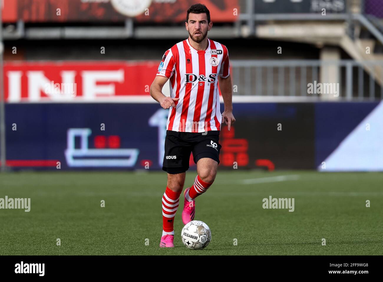 ROTTERDAM, NIEDERLANDE - 24. APRIL: Michael Heylen von Sparta Rotterdam während des niederländischen Eredivisie-Spiels zwischen Sparta Rotterdam und VVV Venlo in Spar Stockfoto