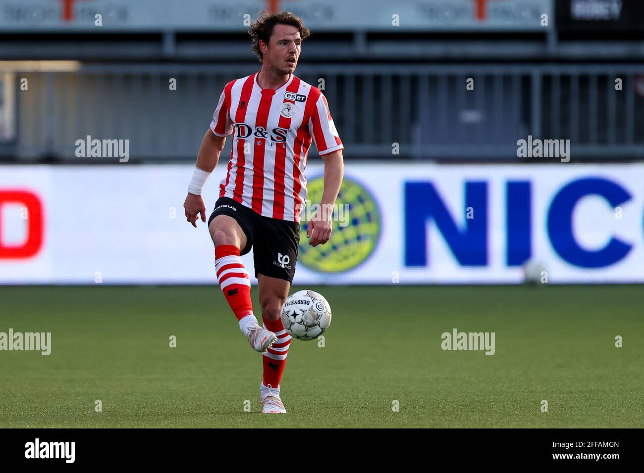 ROTTERDAM, NIEDERLANDE - APRIL 24: Dirk Abels von Sparta Rotterdam während des niederländischen Eredivisie-Spiels zwischen Sparta Rotterdam und VVV Venlo in Sparta S Stockfoto