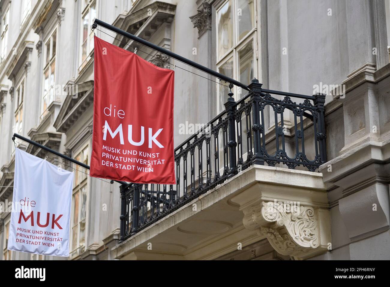 Wien, Österreich. Musik und Kunst Privatuniversität Wien im 1. Bezirk Stockfoto