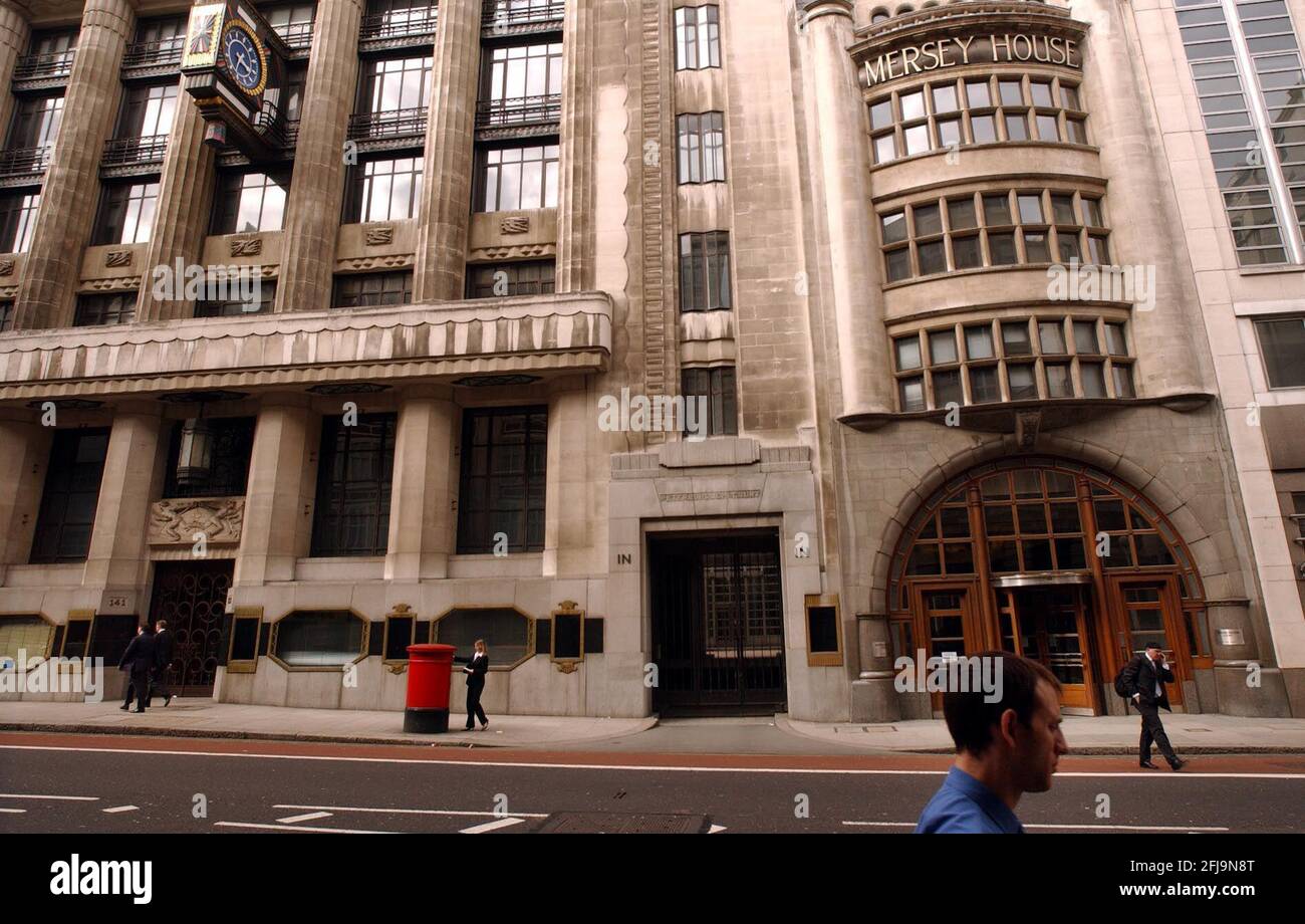 goldman sachs, Fleet Street 22/4/04 pilston Stockfoto