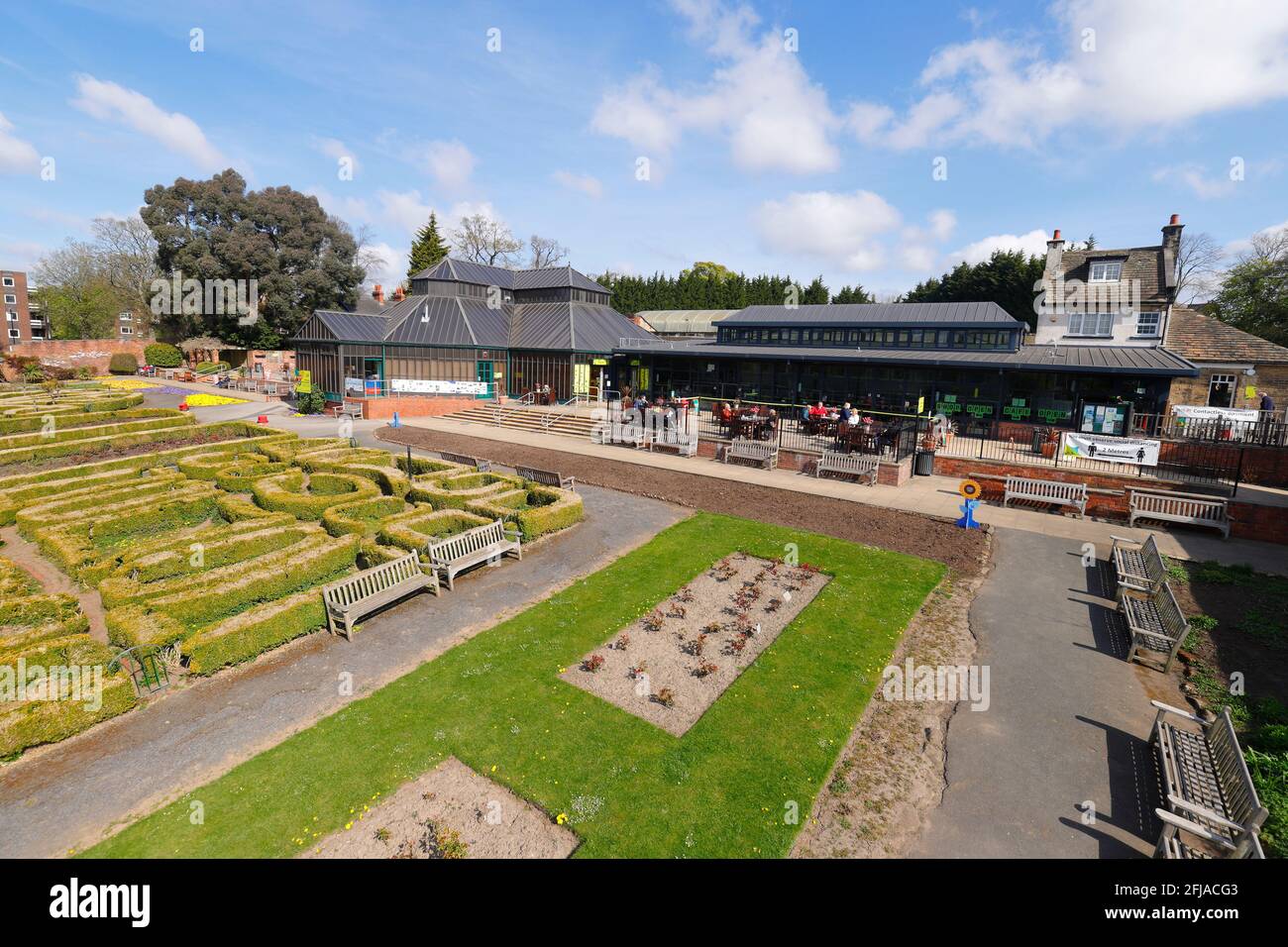 Tropical World im Roundhay in Leeds, Westst Yorkshire, Großbritannien Stockfoto