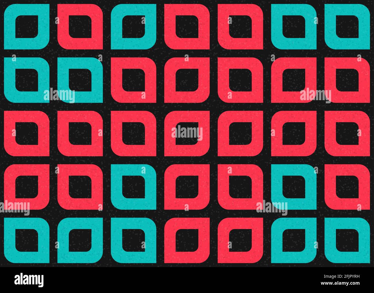 Abstrakte geometrische generative Illustrationen Stock Vektor