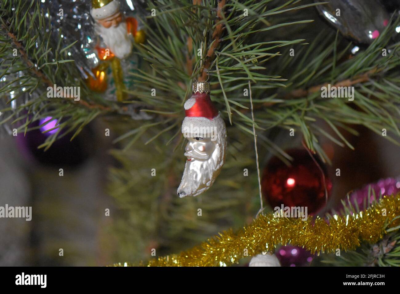 Christbaumschmuck Stockfoto