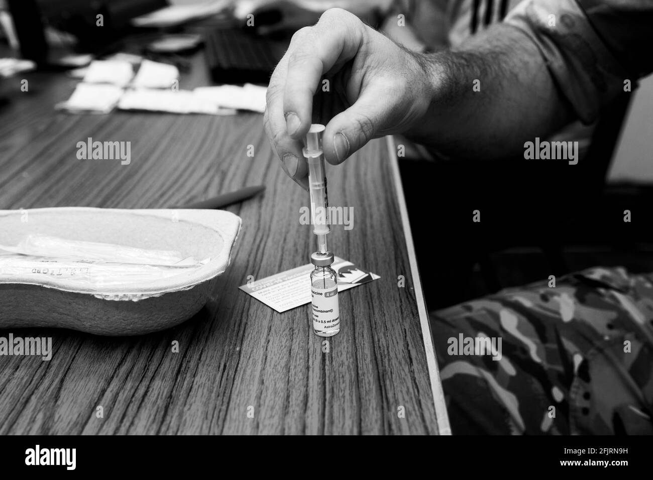 2. Covid-19-Impfung im Charton House, London Stockfoto