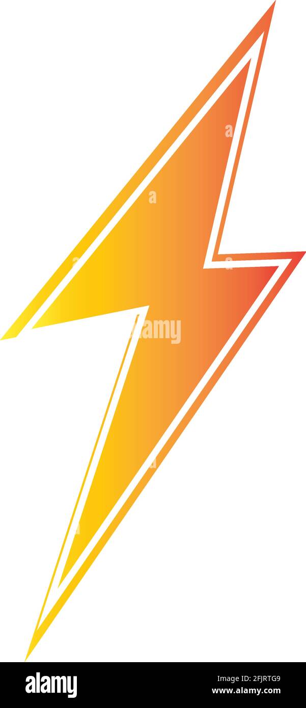 Lightning Thunderbolt Elektrizität Logo Design-Vorlage Stock Vektor
