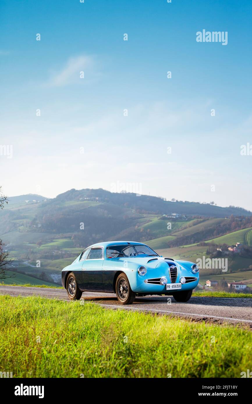 1955 Alfa Romeo 1900 SZ Coupé Zagato Stockfoto