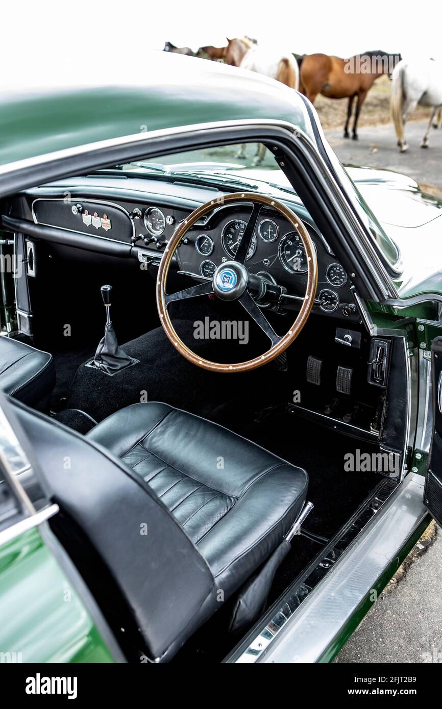 1961 Aston Martin DB4 GT ex Donald Campbell interior Stockfoto