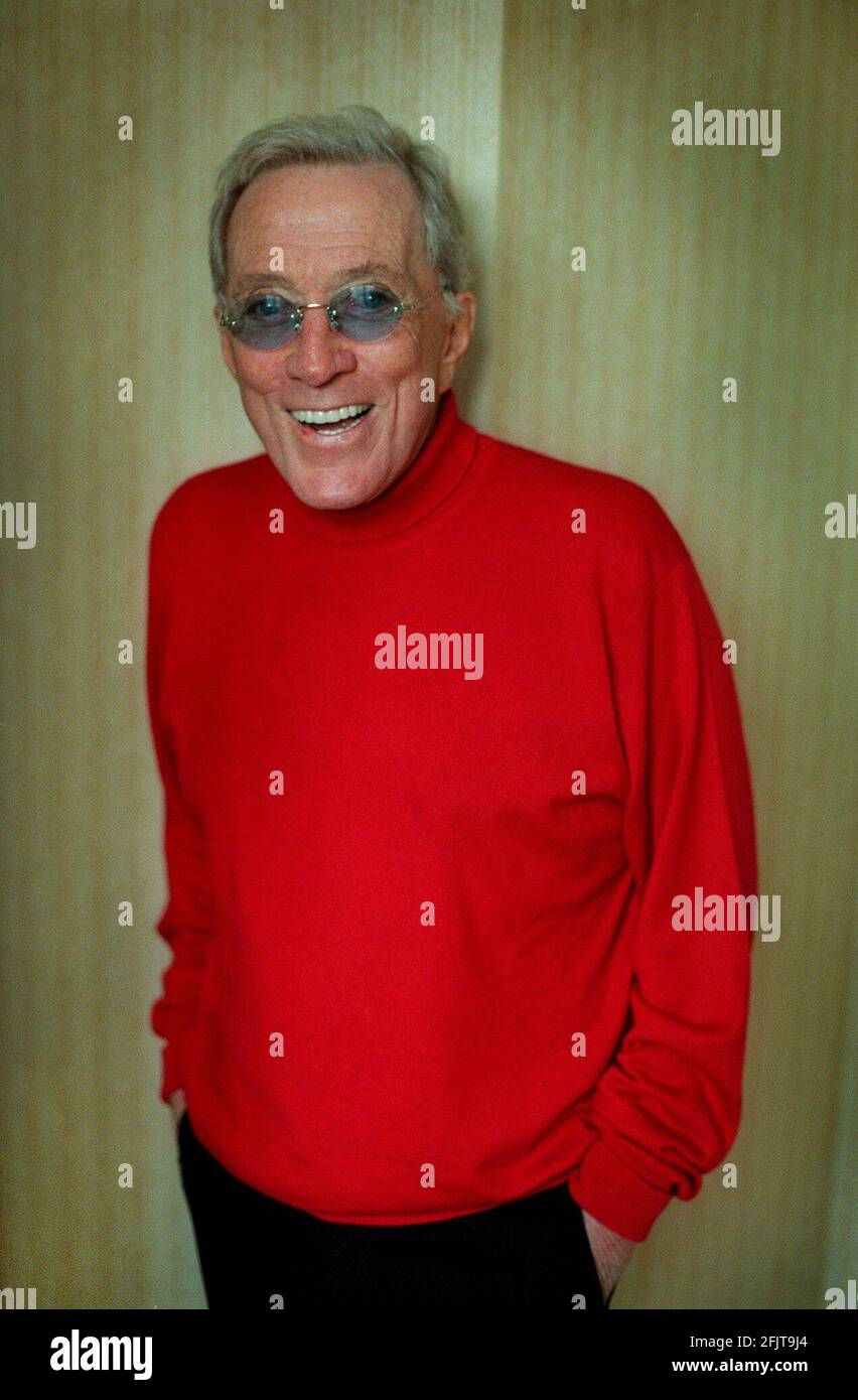 Andy Williams Januar 2001 Stockfoto