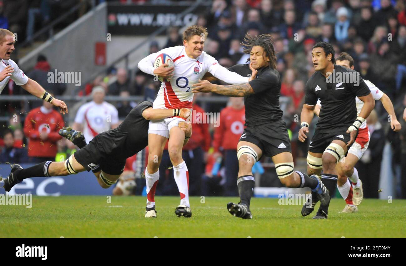 ENGLAND V NEUSEELAND IN TWICKENHAM. 29/11/2008. BILD DAVID ASHDOWN Stockfoto