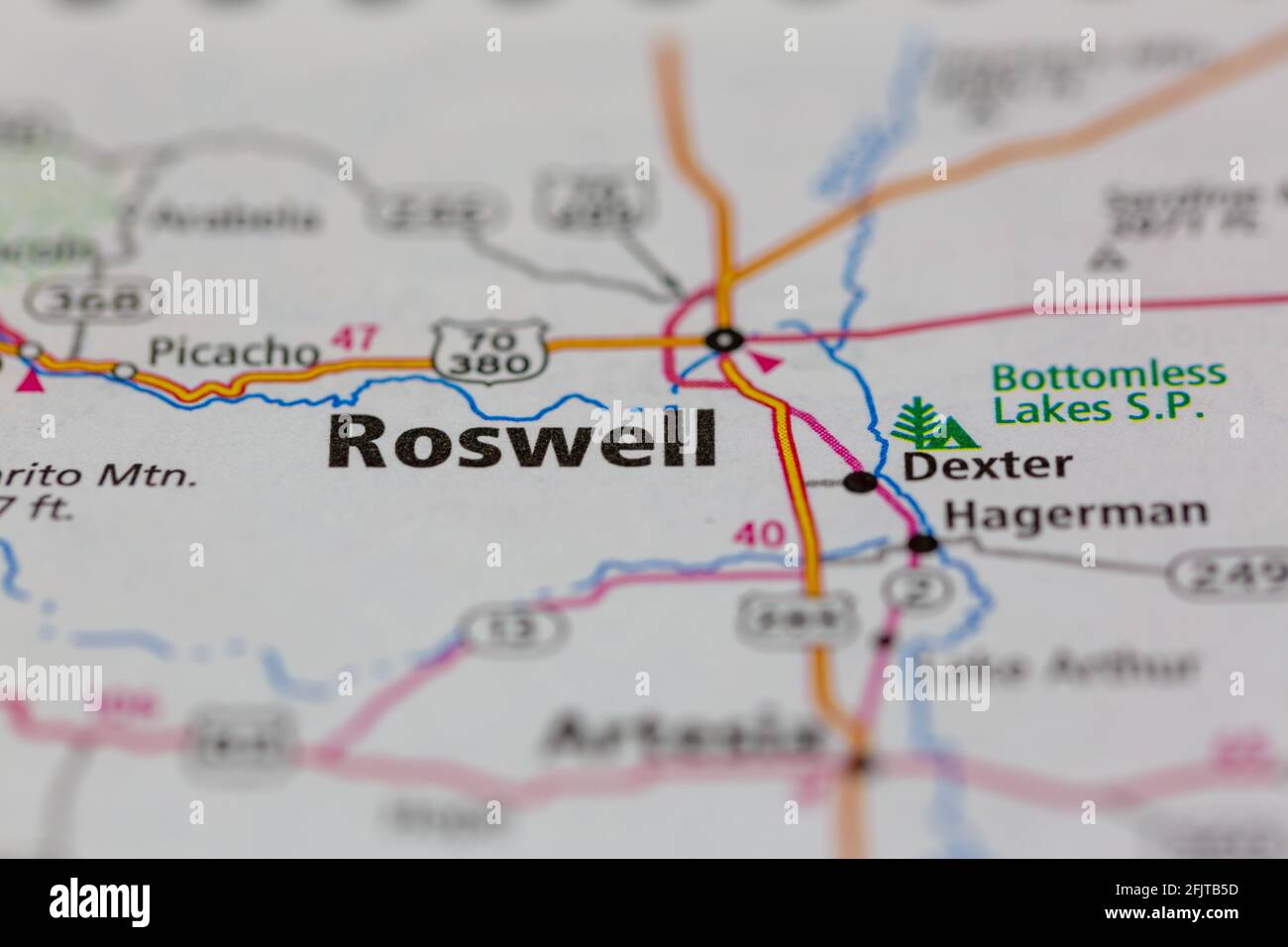 Roswell new mexico karte Fotos und Bildmaterial in hoher Auflösung Alamy