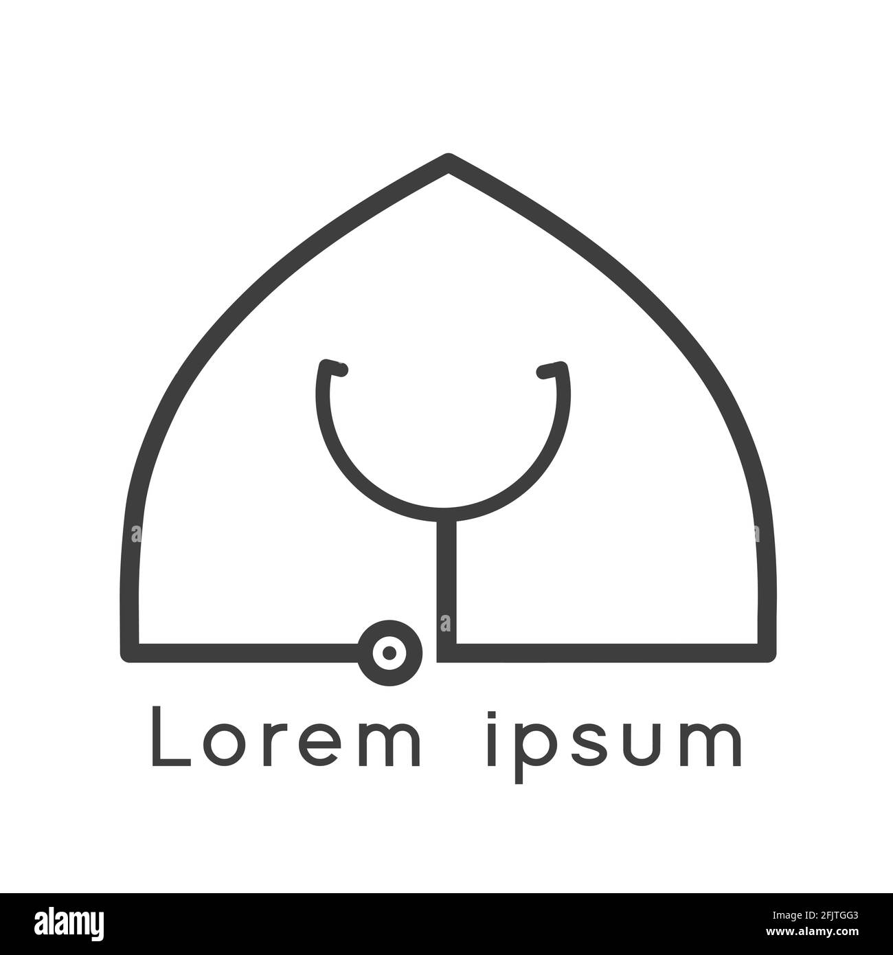 Kardiologie Arzt medizinische Versorgung Klinik Krankenhaus Vektor Illustration Design. Stock Vektor