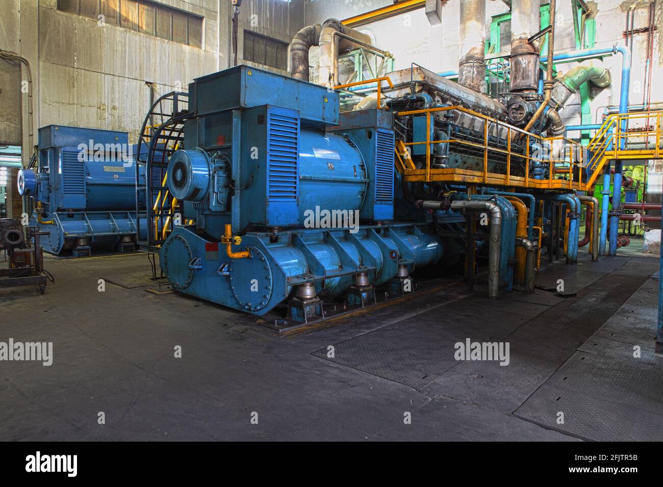 Generator Diesel Stockfoto