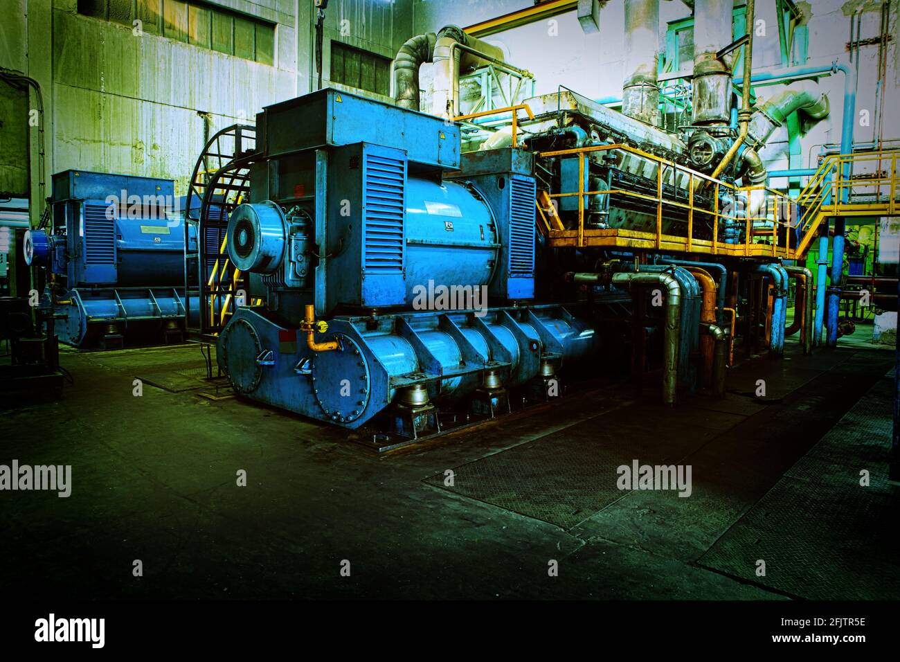 Generator Diesel Stockfoto