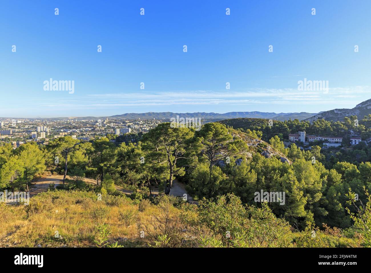 Frankreich, Bouches du Rhone, Marseille, 10. Arrondissement, Viertel Saint Loup und Saint Marcel, Park Bruyeres Stockfoto