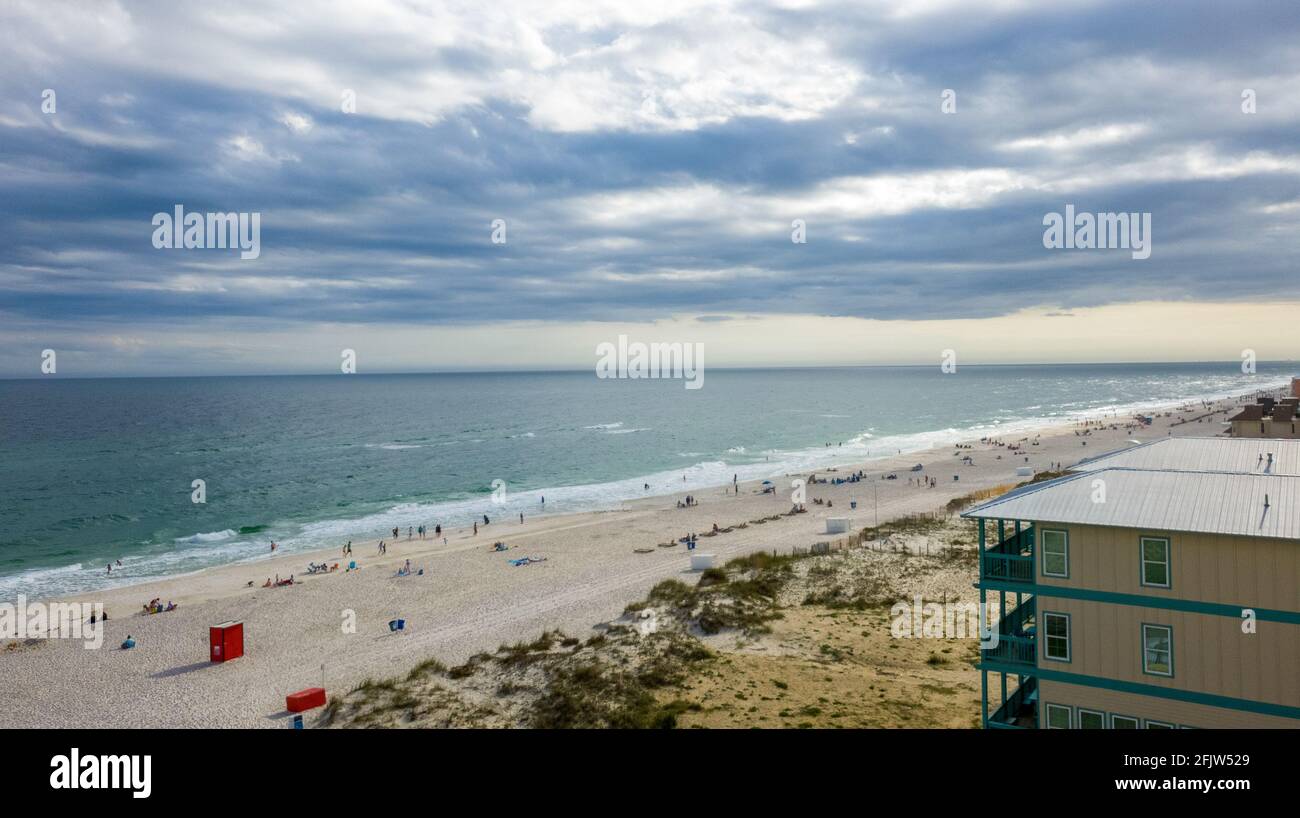 Gulf Shores Beach im Spring Break 2021 Stockfoto