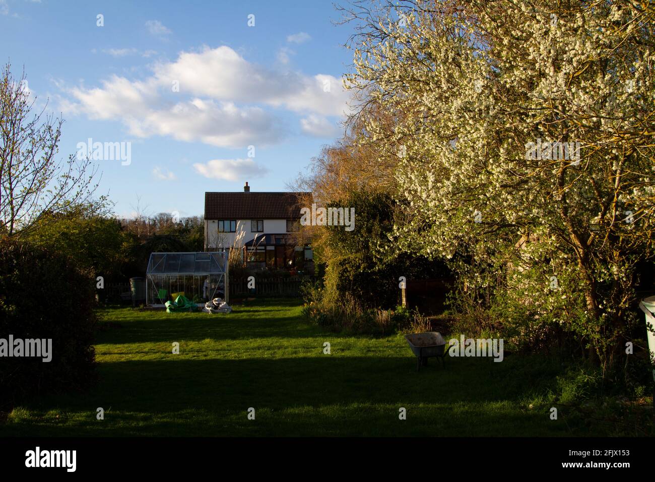 English Country Garden Stockfoto