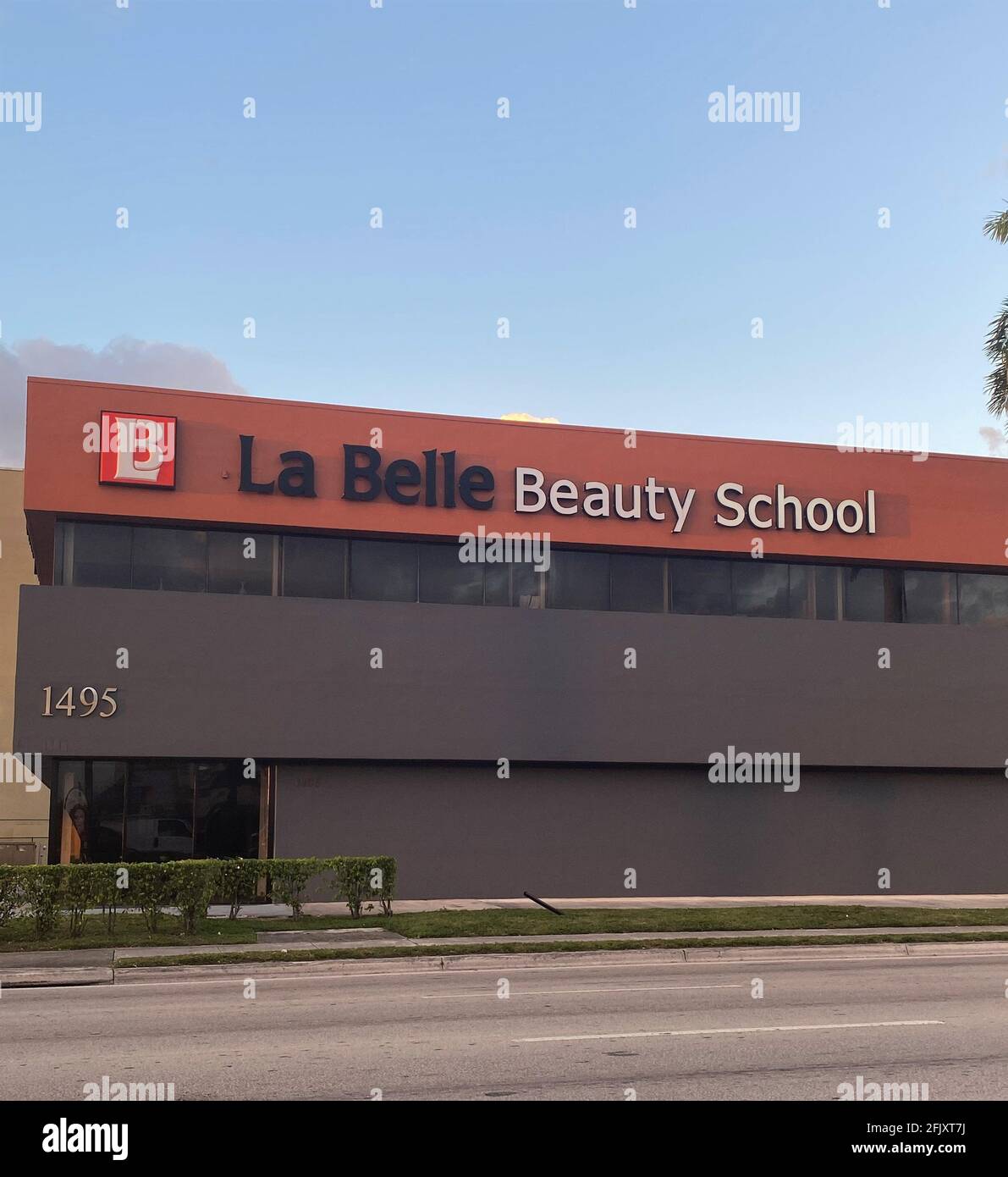 La Belle Beauty School in Hialeah, Florida. Stockfoto