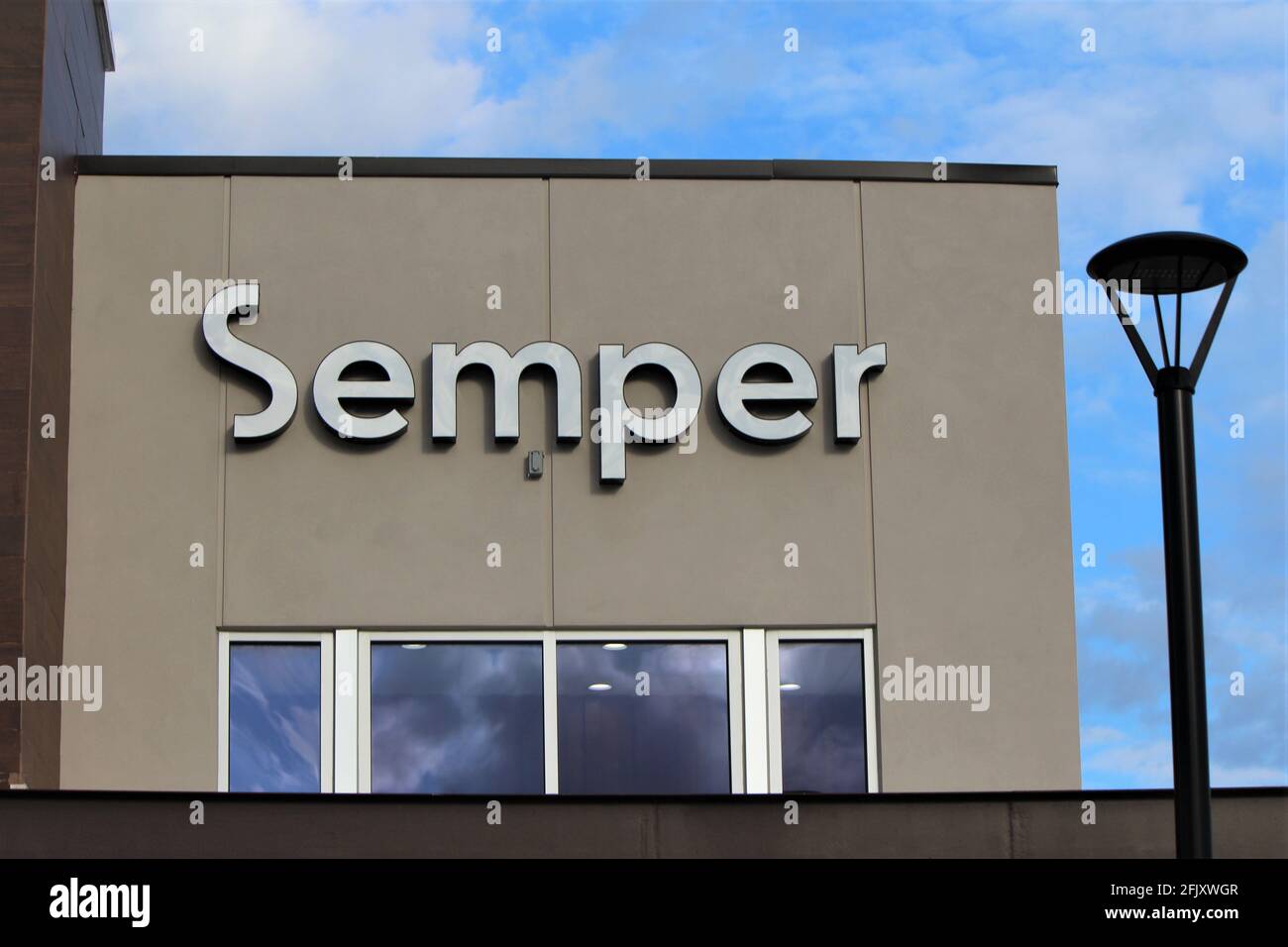 Semperlaser – Haarentfernung. Die Laser-Haarentfernung ist die #1 ästhetische Behandlung, unter den nicht-invasiven ästhetischen Verfahren. Stockfoto