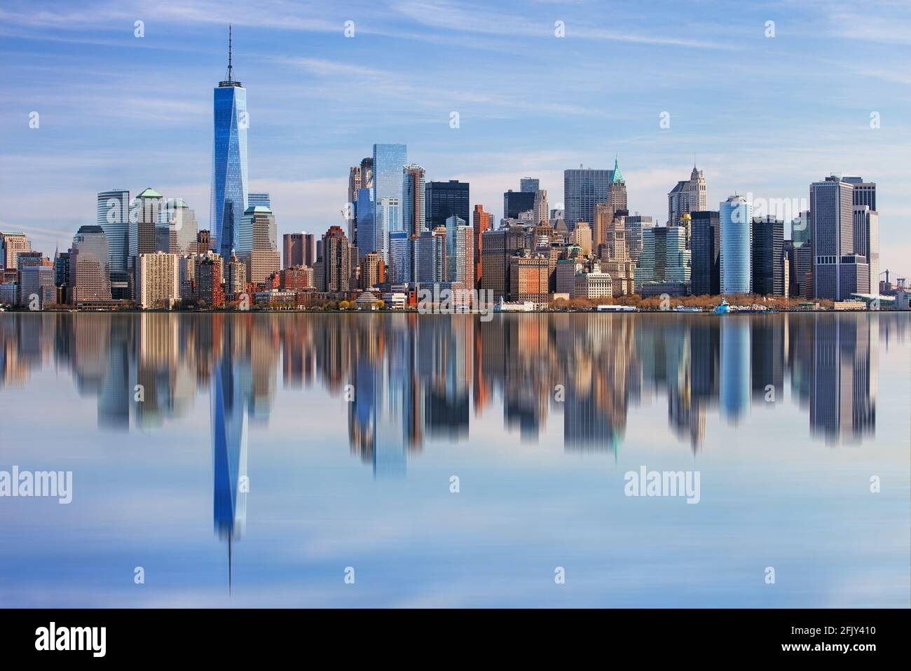 Panoramablick auf Manhattan, New York Stockfoto