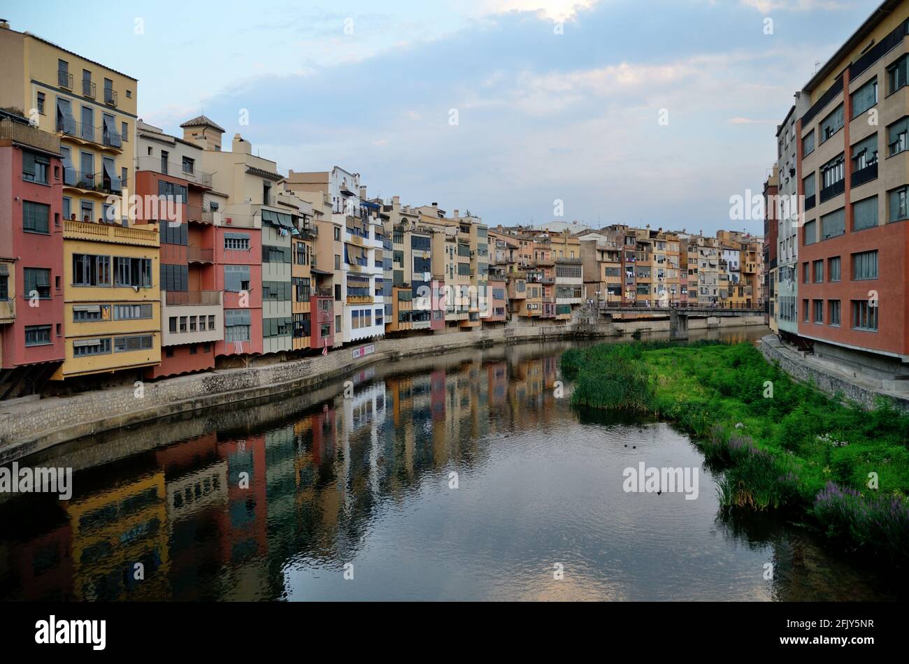 Girona, Katalonien, Altstadt Stockfoto