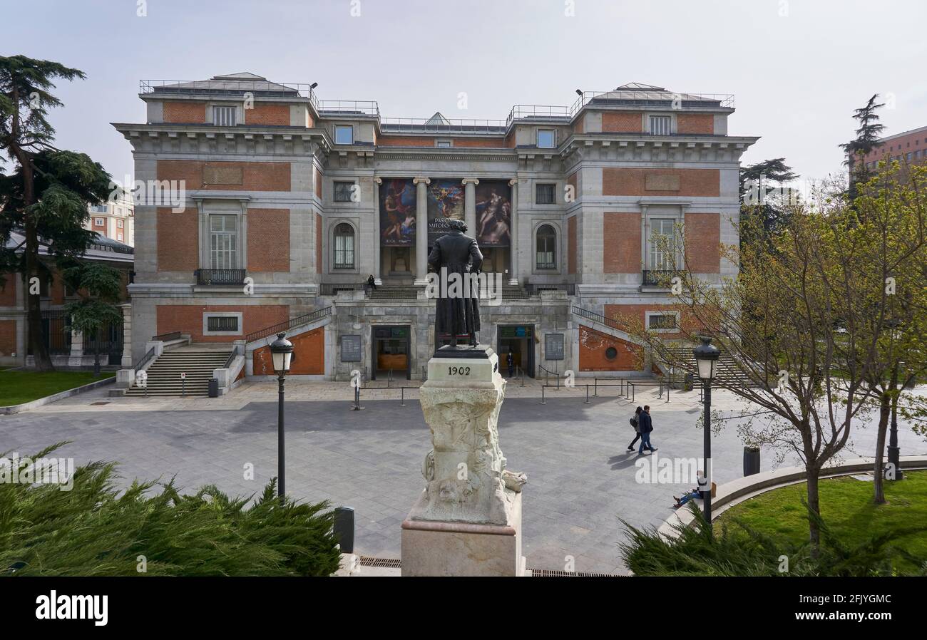 Das Museo del Prado, Madrid, Spanien Stockfoto