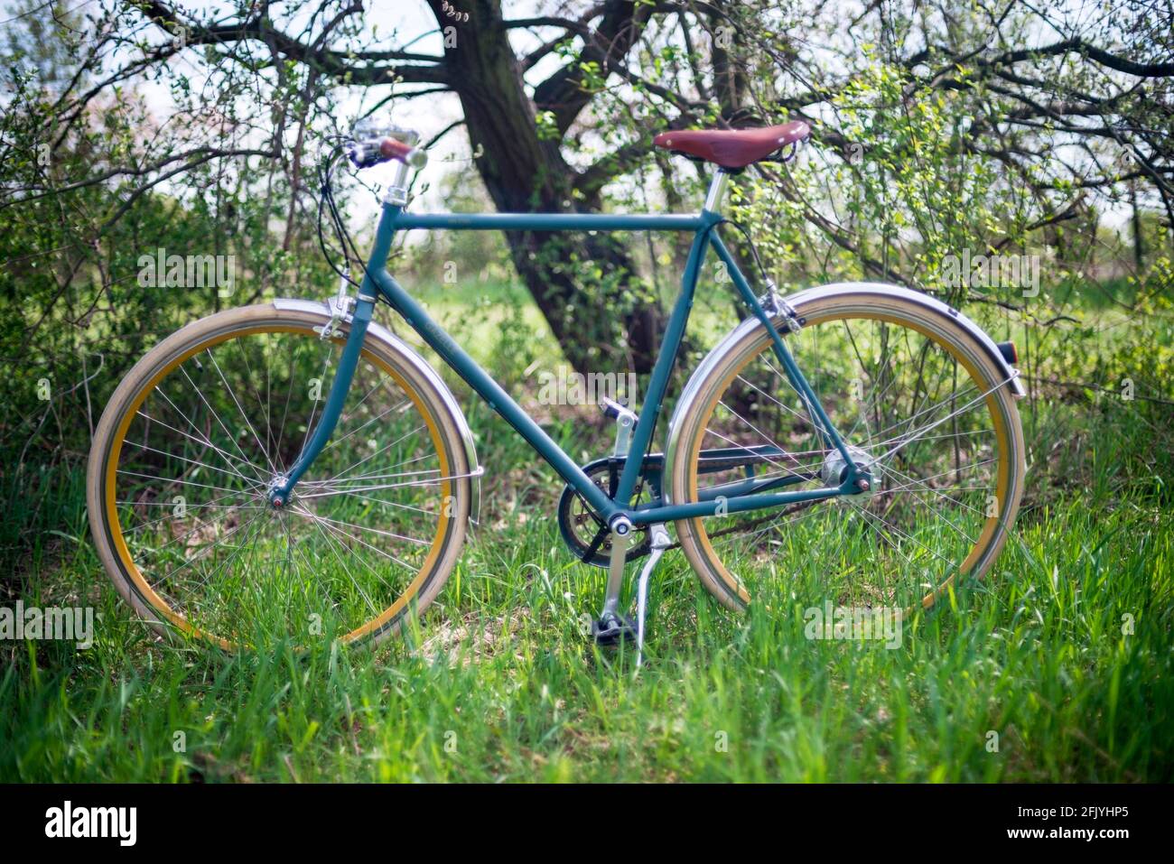 Klassisches Rennrad Stockfoto