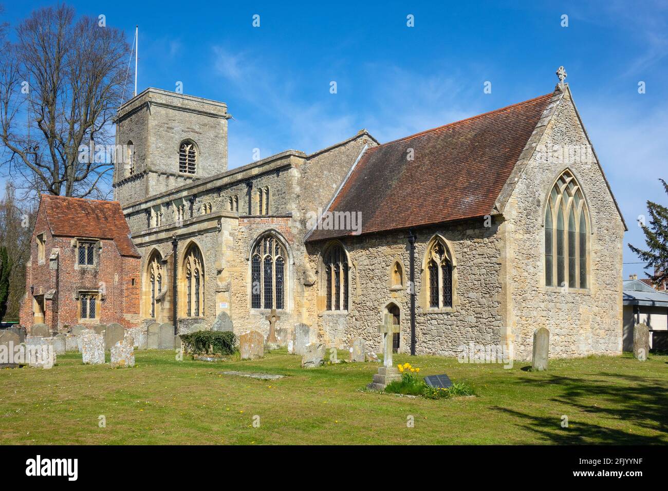 England, Oxfordshire, Sutton Courtenay Kirche Stockfoto