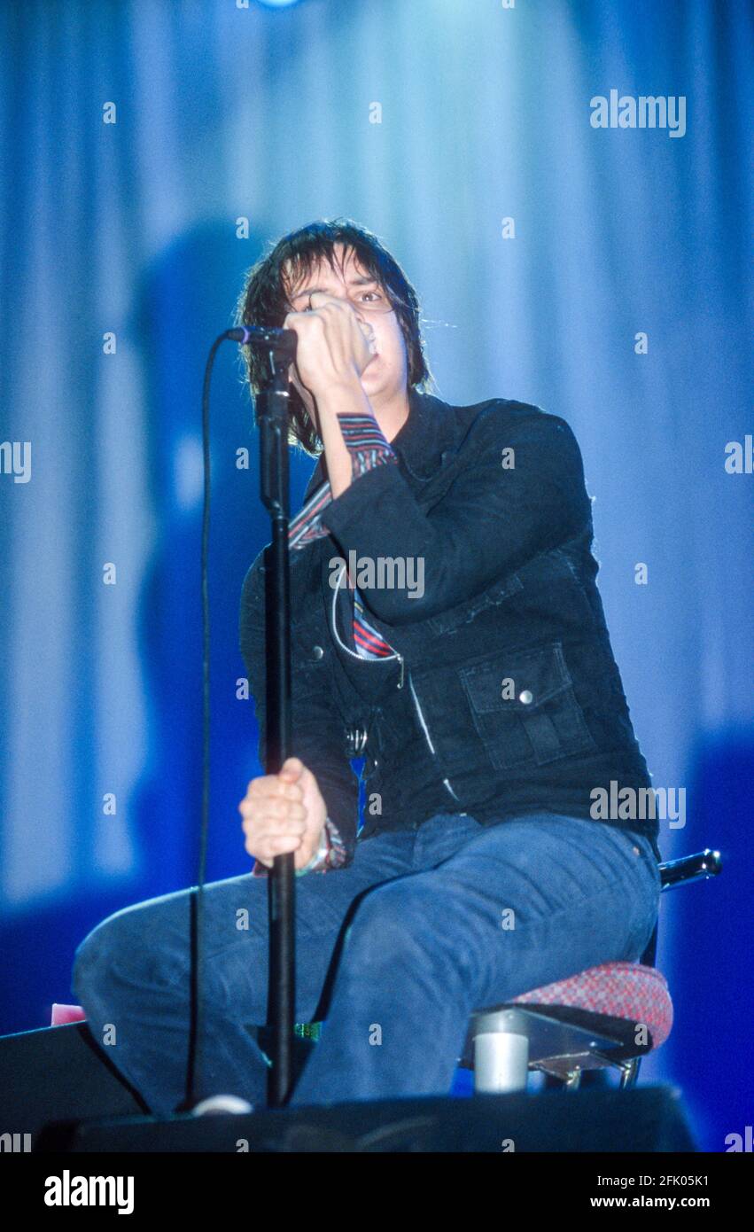 Die Striche beim Reading Festival 23. August 2002. Reading, England, Vereinigtes Königreich. Stockfoto