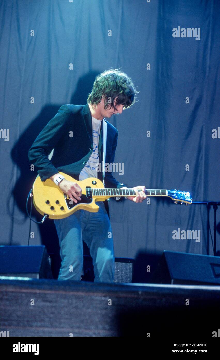 Die Striche beim Reading Festival 23. August 2002. Reading, England, Vereinigtes Königreich. Stockfoto