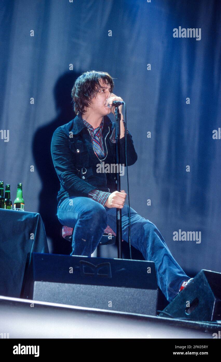 Die Striche beim Reading Festival 23. August 2002. Reading, England, Vereinigtes Königreich. Stockfoto