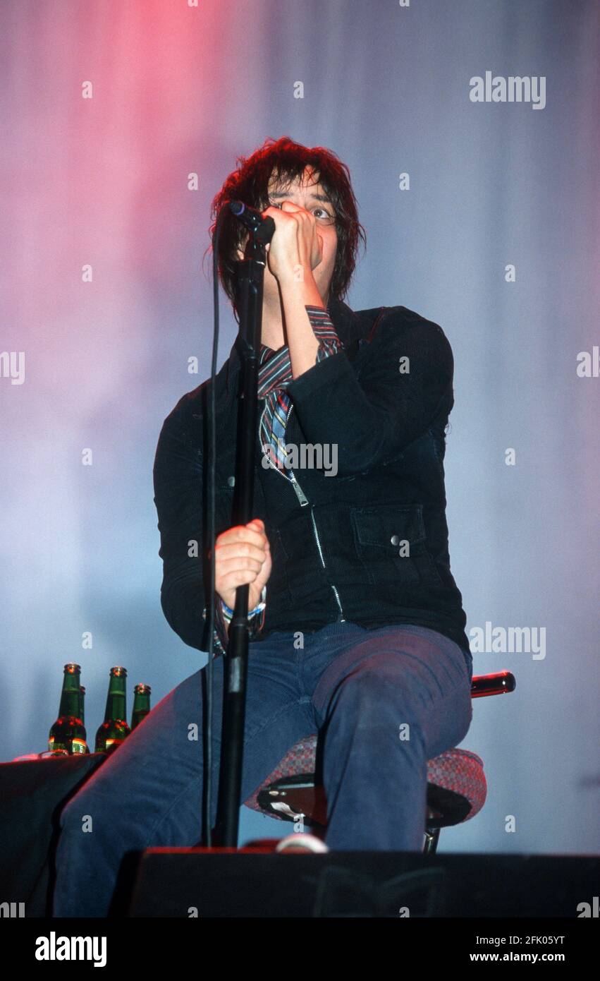Die Striche beim Reading Festival 23. August 2002. Reading, England, Vereinigtes Königreich. Stockfoto