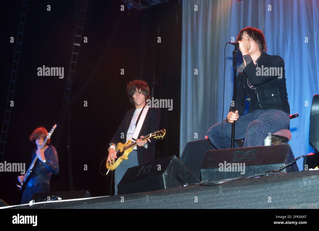 Die Striche beim Reading Festival 23. August 2002. Reading, England, Vereinigtes Königreich. Stockfoto