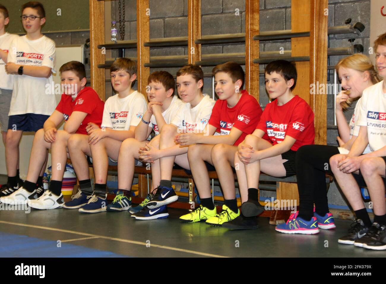 Die Struthers Primary School besuchte Sarah Clark, Olympiasiegerin und