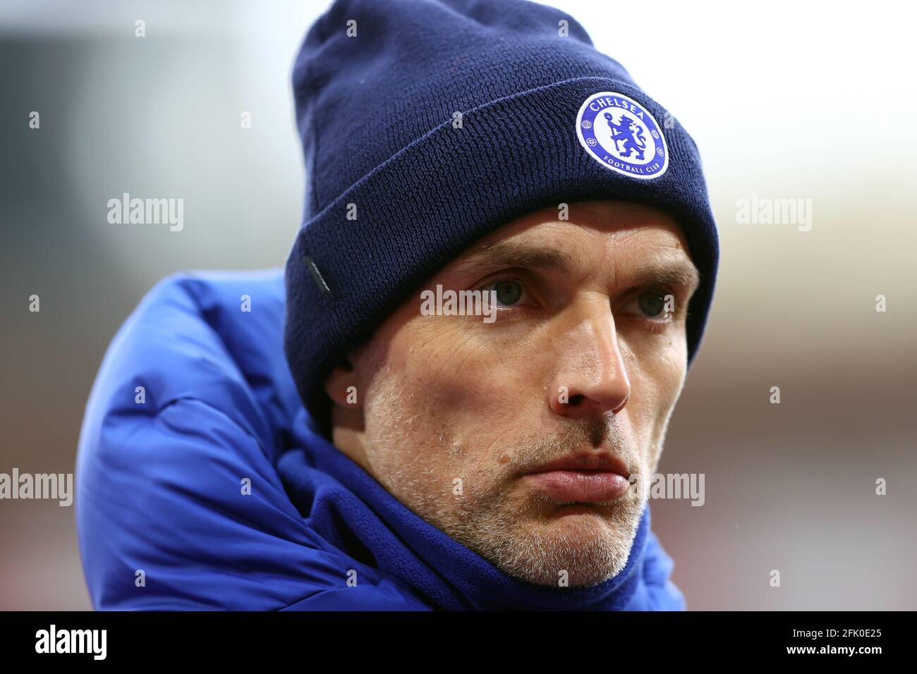 Aktenfoto vom 20-02-2021 des Chelsea-Managers Thomas Tuchel. Ausgabedatum: Dienstag, 27. April 2021. Stockfoto