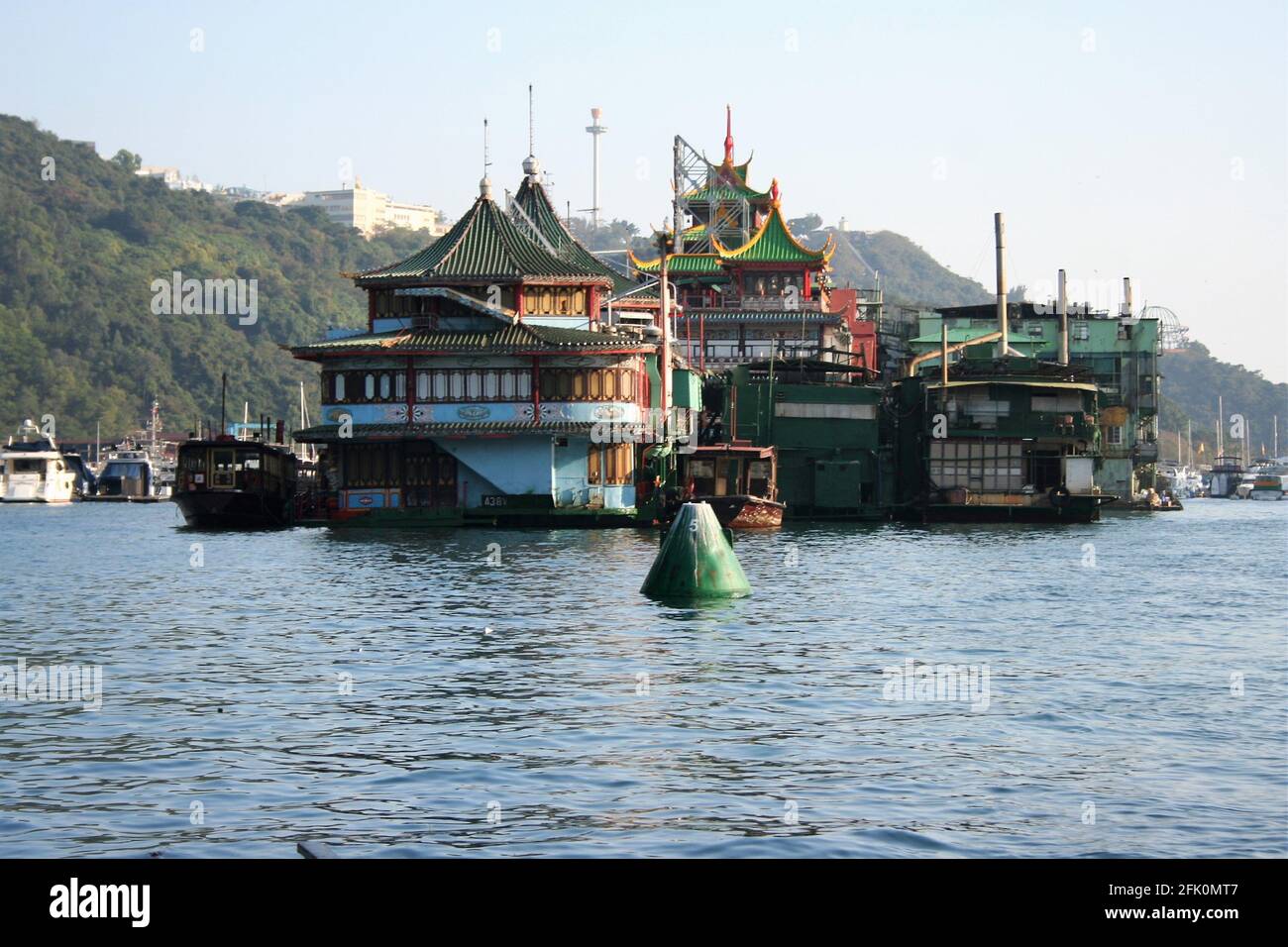 Schwimmendes Jumbo-Restaurant, Hongkong Stockfoto