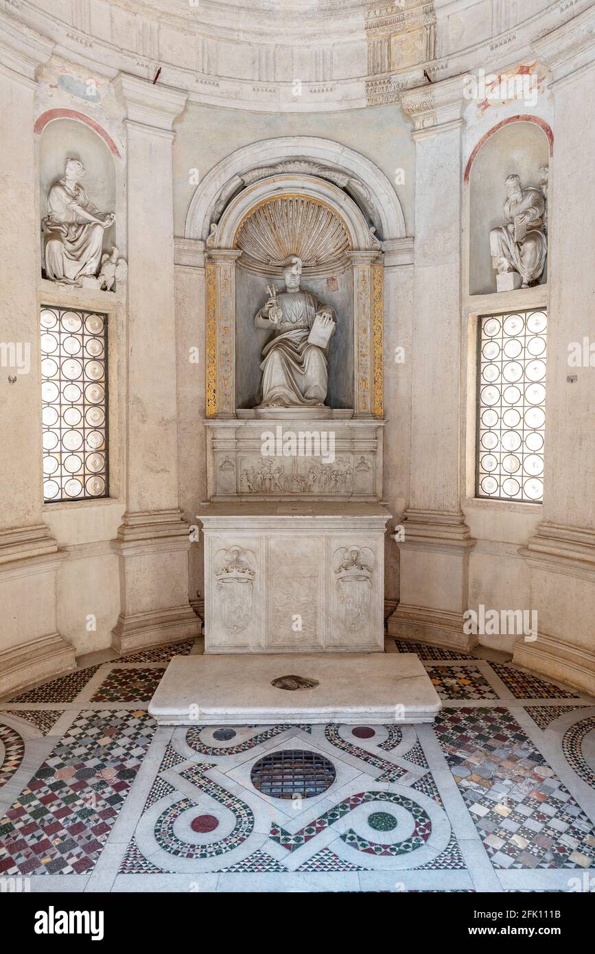 Tempietto di San Pietro in Montorio, Tempel Tempietto del Bramante, Gianicolo, Trastevere, Rom, Latium, Italien, Europa Stockfoto