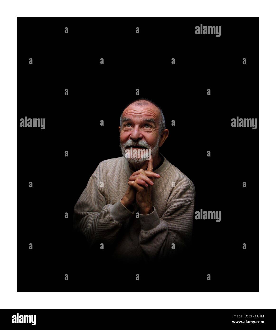 Athol Fugard...... Südafrikanischer Dramatiker in London.pic David Sandison 15/3/2002 Stockfoto