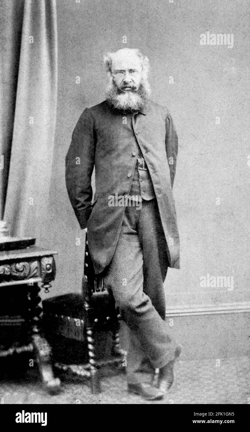 Anthony Trollope. Porträt des englischen Schriftstellers und Beamten Anthony Trollope (1815-1882), ca. 1859-70 Stockfoto