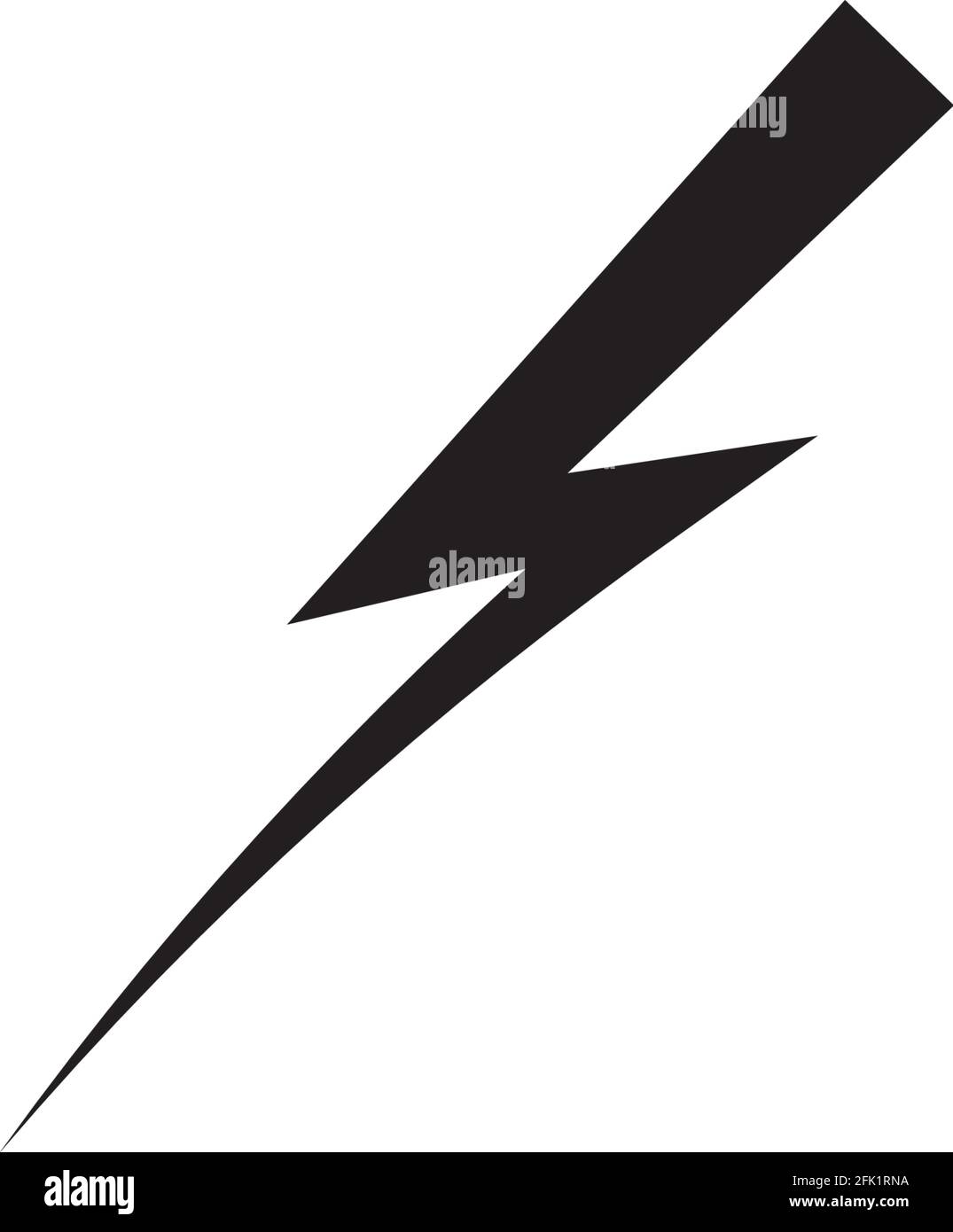 Blitz Logo Symbol Und Symbole Stock-Vektorgrafik - Alamy