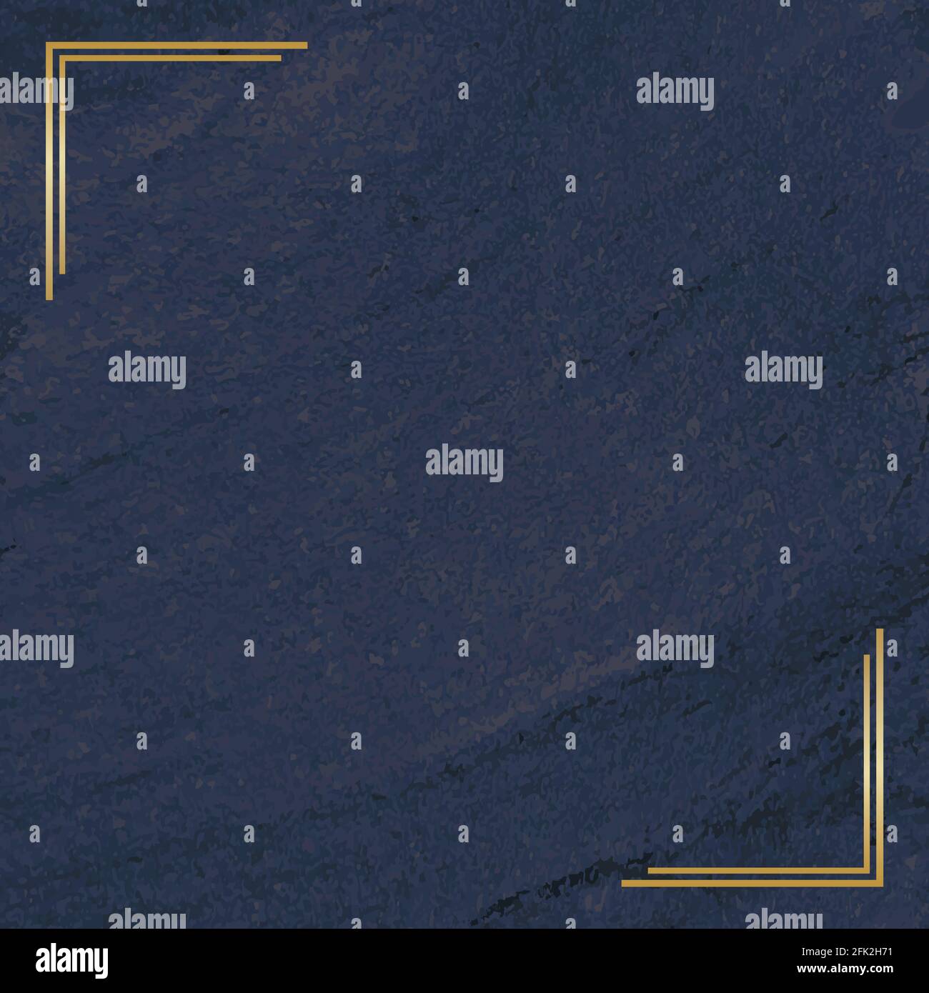 Abstrakter Hintergrund mit goldenem Rahmen. Vektorgrafik Stock Vektor