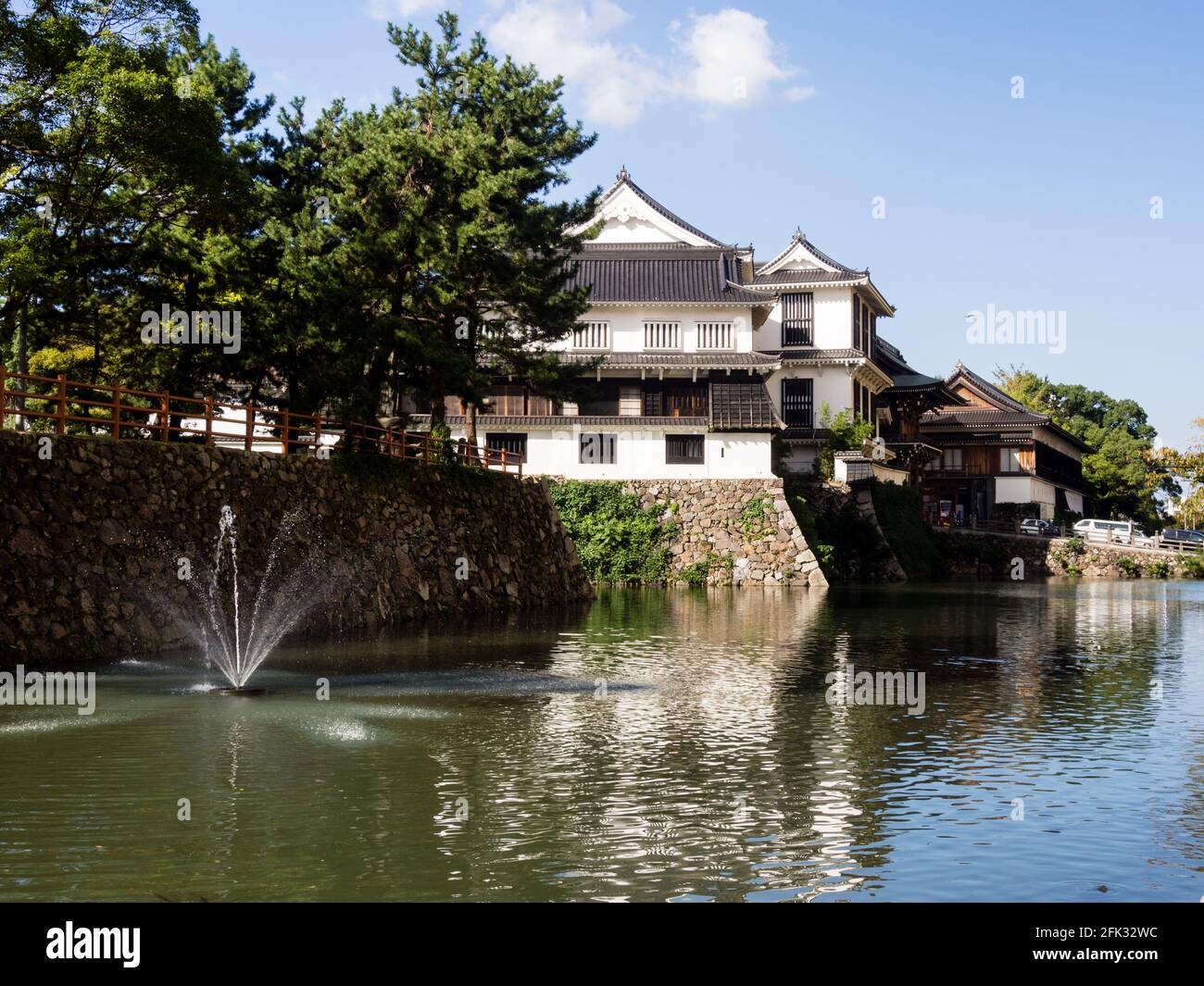 Kokura Burggraben - in Kitakyushu, Japan Stockfoto