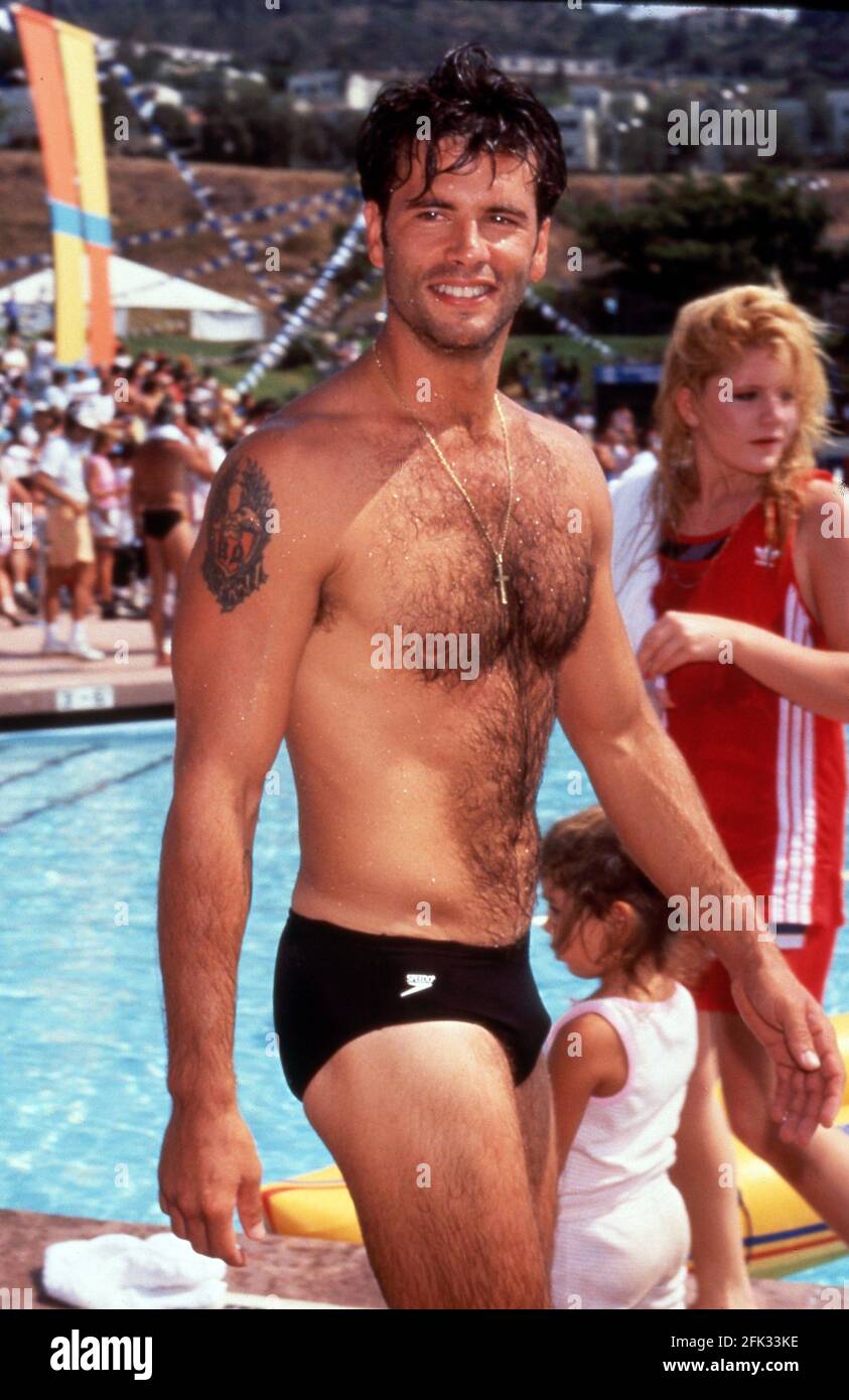 Lorenzo Lamas Bei Der Schlacht Der Netzwerkstars Um Die 1980er Jahre Credit Ralph Dominguez Mediapunch Stockfotografie Alamy