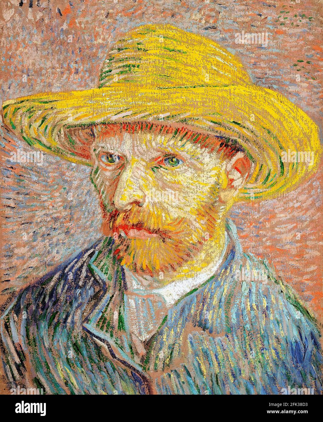 Selbstporträt (Vincent van Gogh) Stockfoto