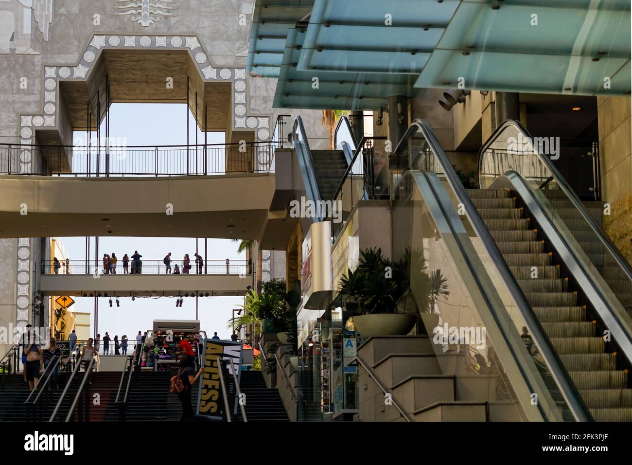 Blick in das Dolby Theater, Hollywood Stockfoto